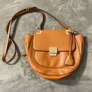 Faux leather, small cross body bag.